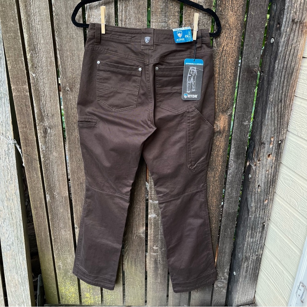 KUHL Wm’s Rydr Pant NWT In Espresso Sz 2 Regular - Picture 8 of 16